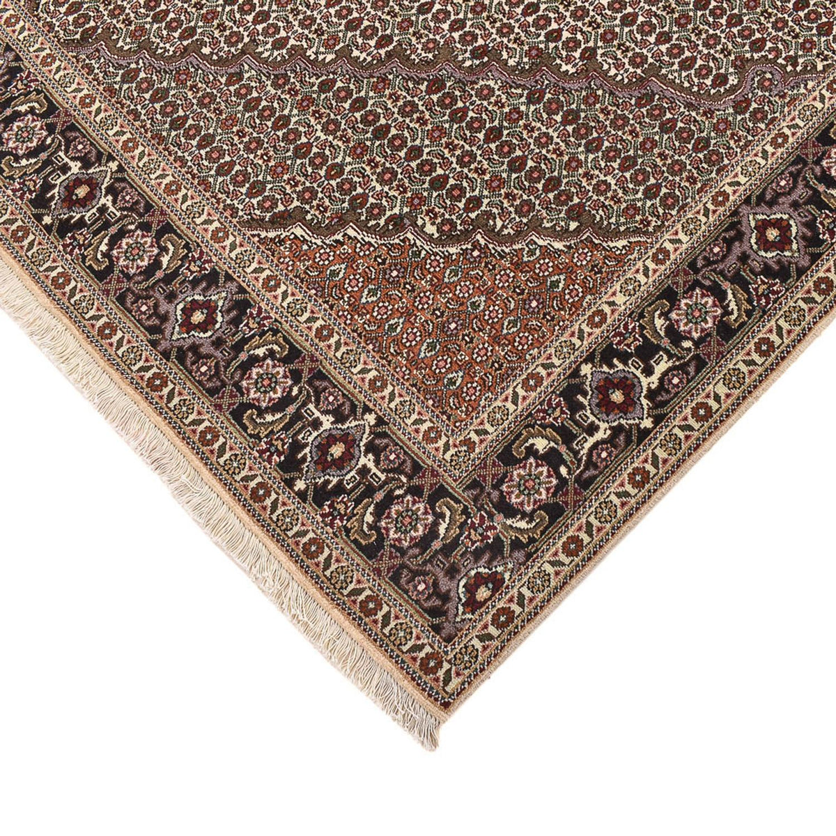 Perser Rug - Tabriz - Royal square  - 202 x 200 cm - brown