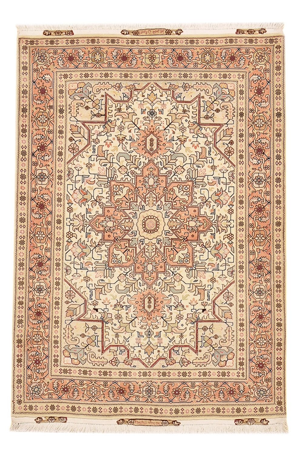 Perser Rug - Tabriz - Royal - 151 x 106 cm - light beige