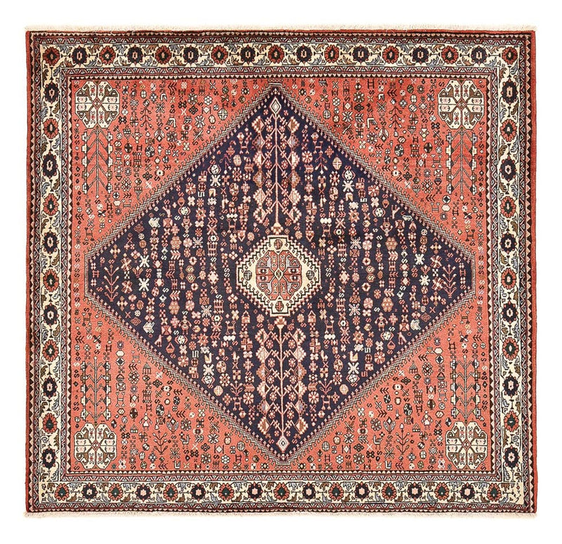 Perser Rug - Nomadic square  - 203 x 196 cm - light red