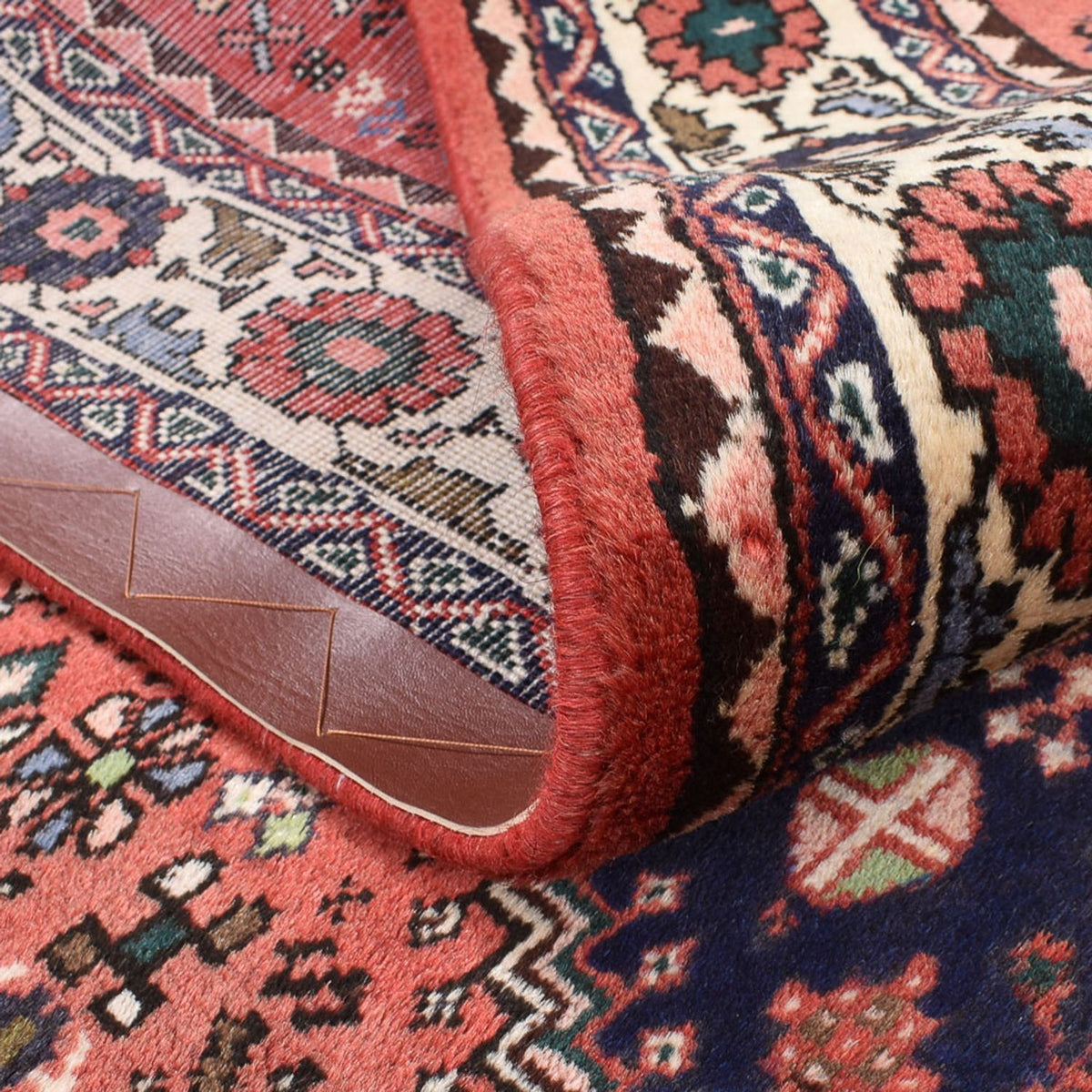 Perser Rug - Nomadic square  - 203 x 196 cm - light red