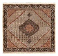 Perser Rug - Tabriz - Royal square  - 203 x 195 cm - dark beige