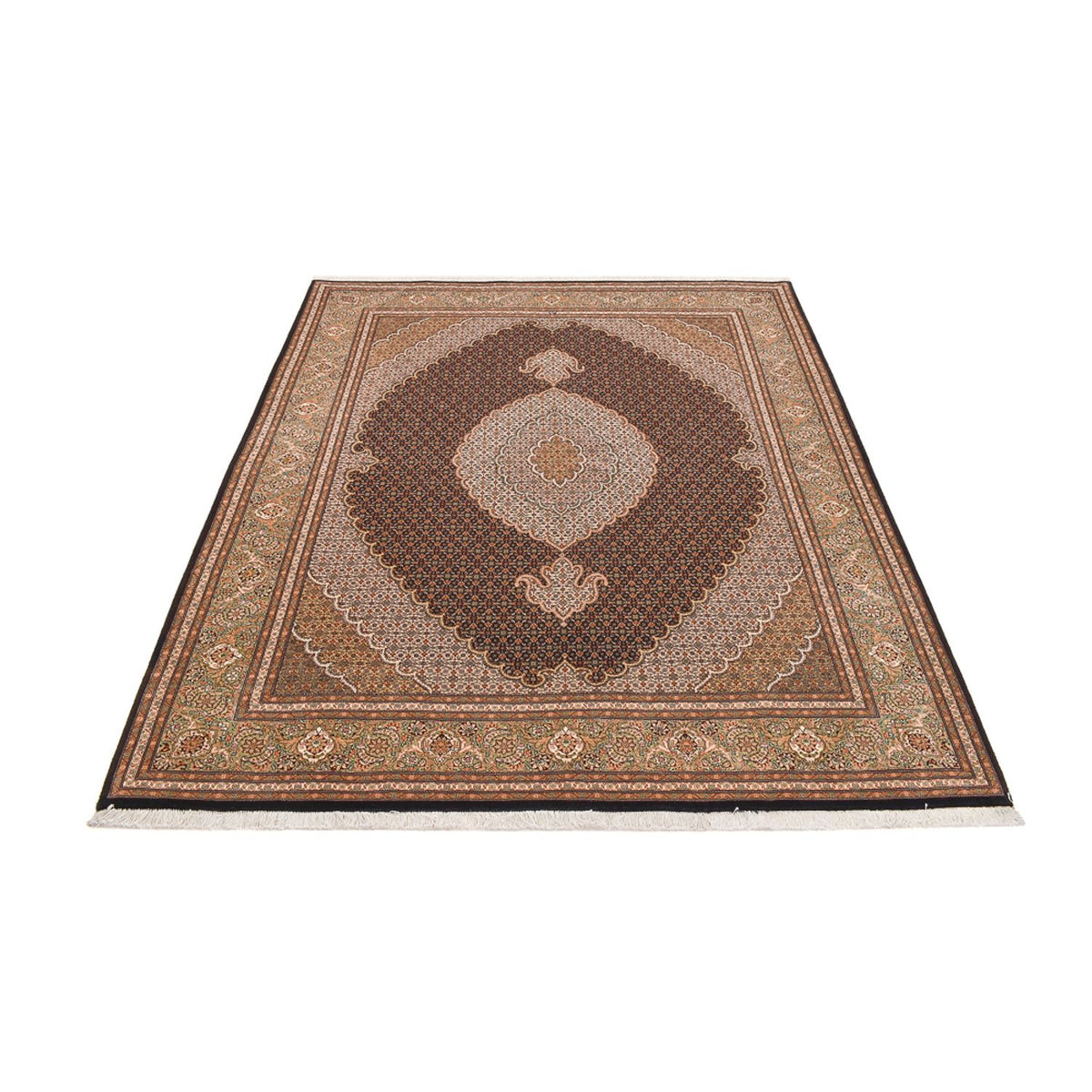 Perser Rug - Tabriz - Royal - 250 x 202 cm - dark brown