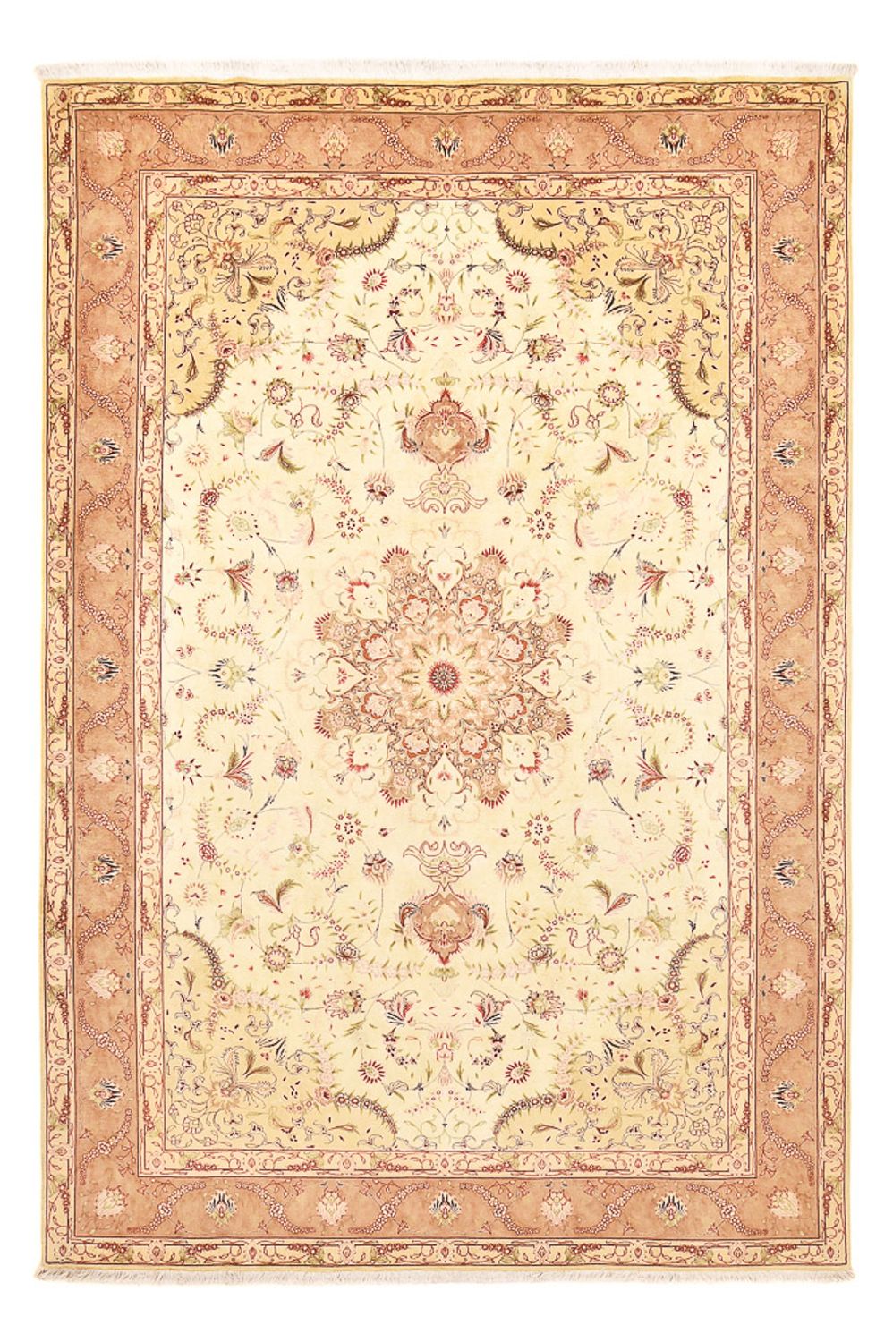 Perser Rug - Tabriz - Royal - 300 x 200 cm - light beige