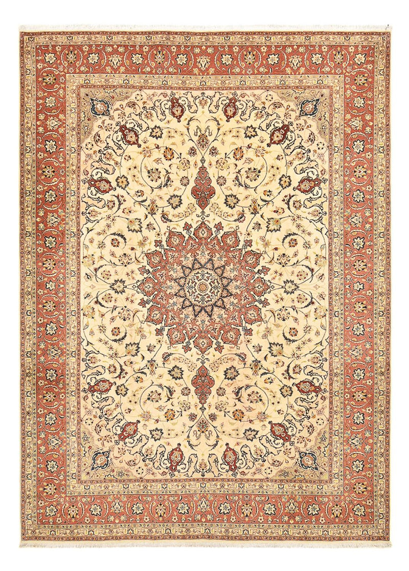 Perser Rug - Tabriz - Royal - 358 x 250 cm - light beige