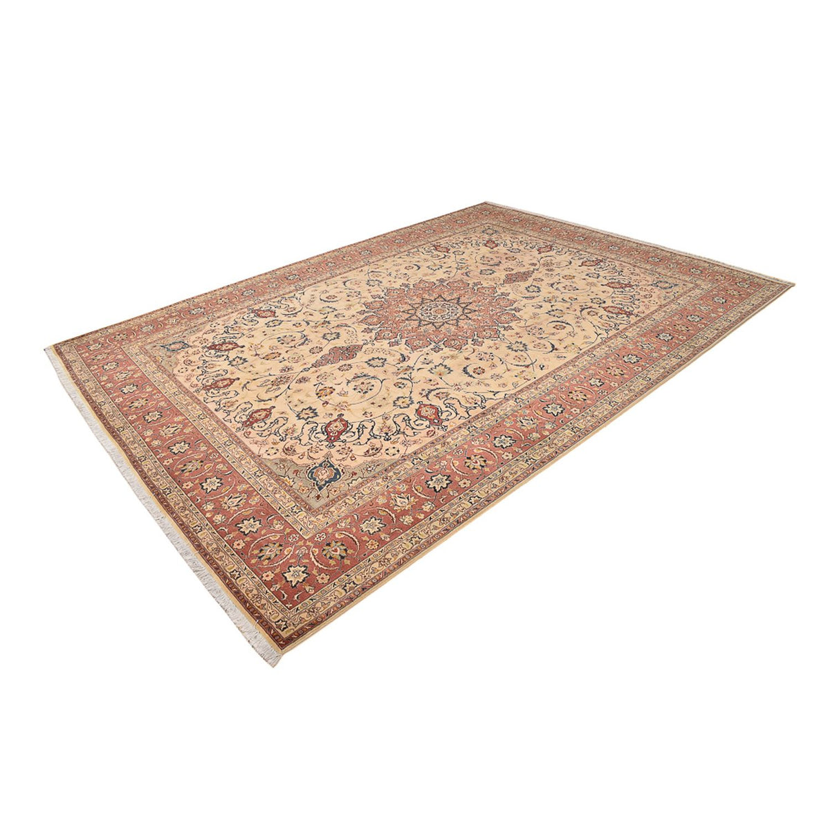 Perser Rug - Tabriz - Royal - 358 x 250 cm - light beige