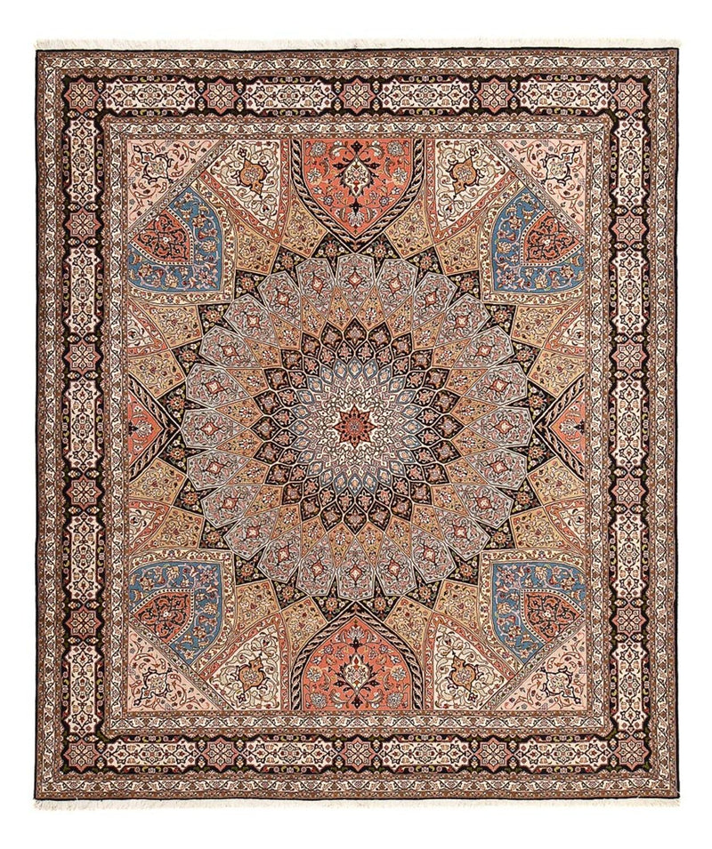 Täbriz - 50 Raj Teppich 302x253cm - Perserteppich