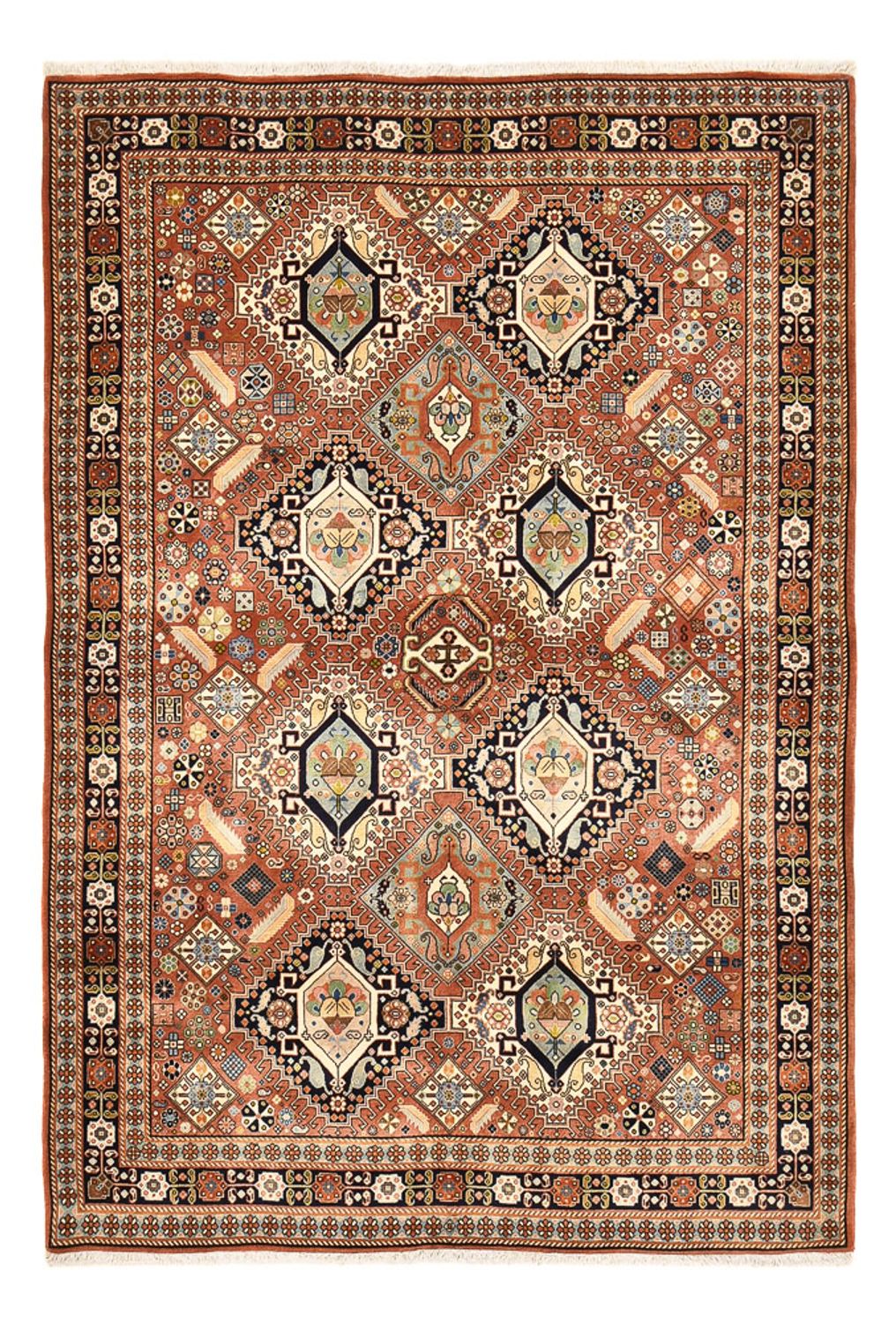 Gabbeh Rug - Kashkuli Perser - 290 x 176 cm - dark beige