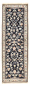 Runner Perser Rug - Nain - Royal - 180 x 68 cm - dark blue