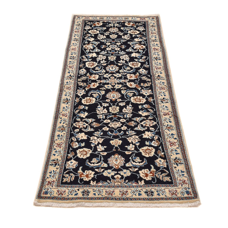 Runner Perser Rug - Nain - Royal - 180 x 68 cm - dark blue