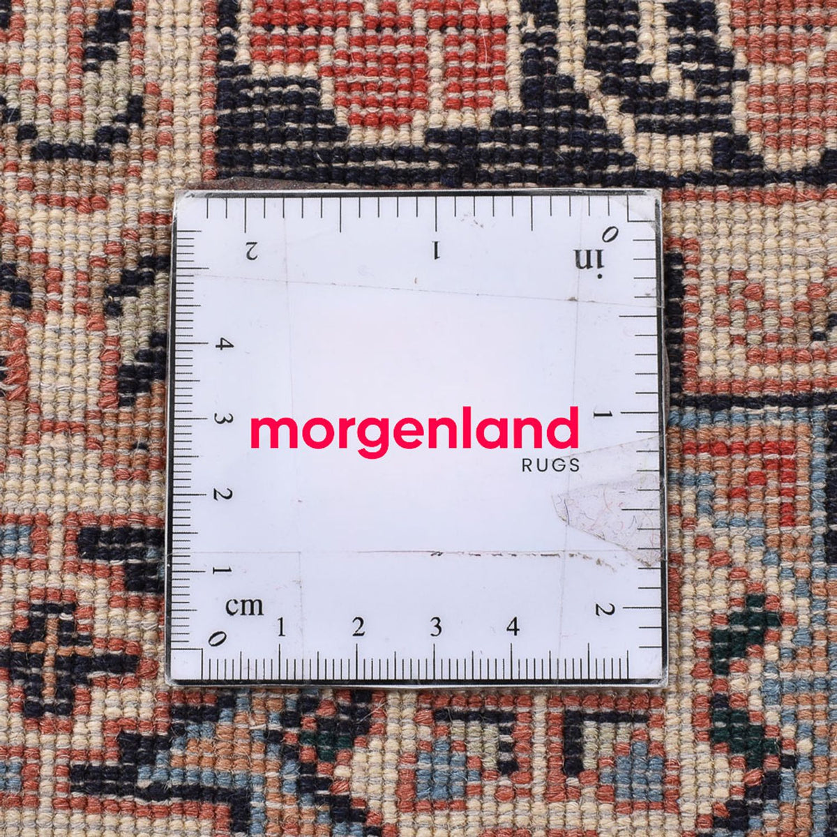 Gabbeh Rug - Kashkuli Perser square  - 195 x 195 cm - dark beige