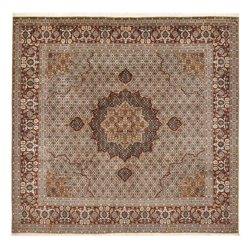 Perser Rug - Tabriz - Royal square  - 252 x 247 cm - brown