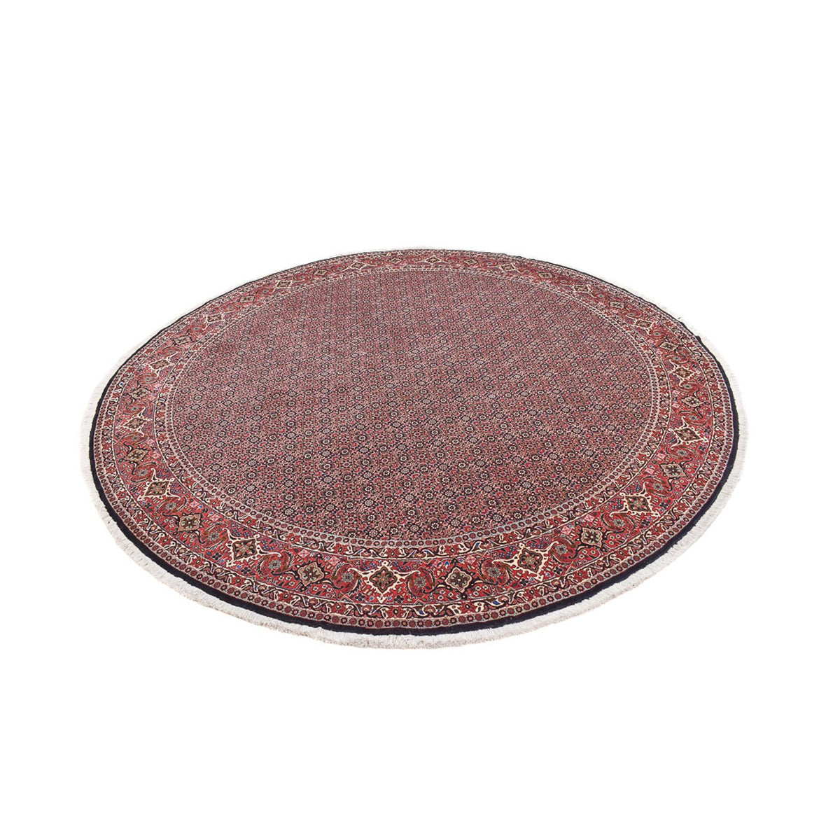 Perser Rug - Bidjar round  - 300 x 300 cm - dark red
