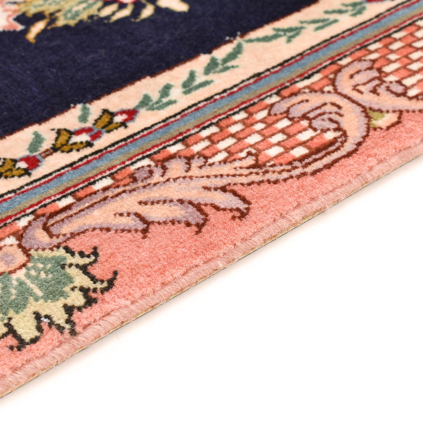 Tabriz - 50 Raj Rug 90x60cm - Persian Rugs