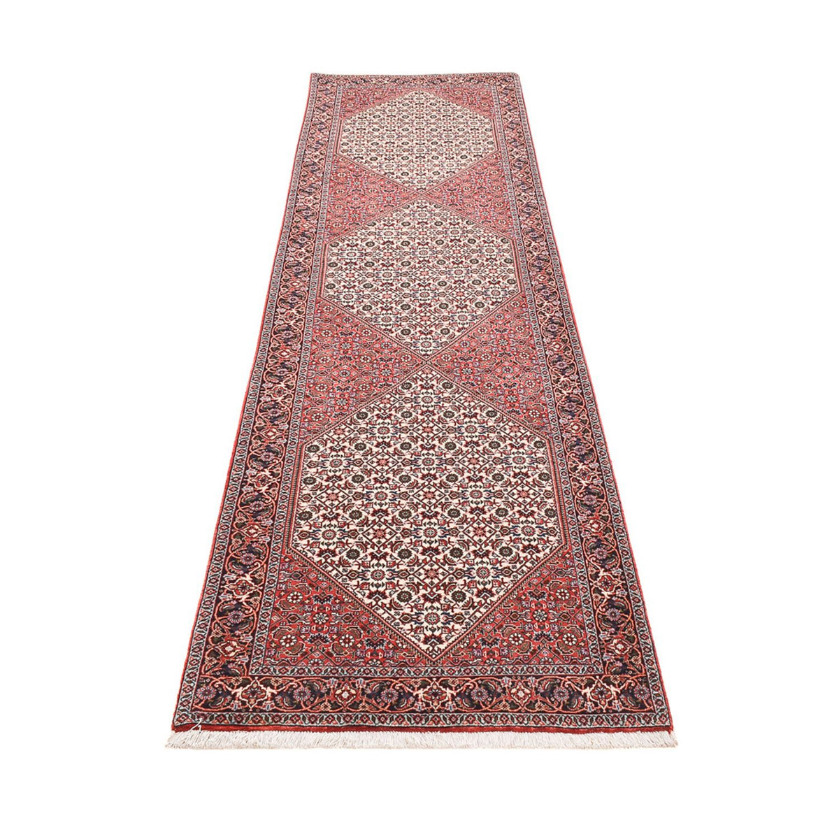 Runner Perser Rug - Bidjar - 297 x 85 cm - rust