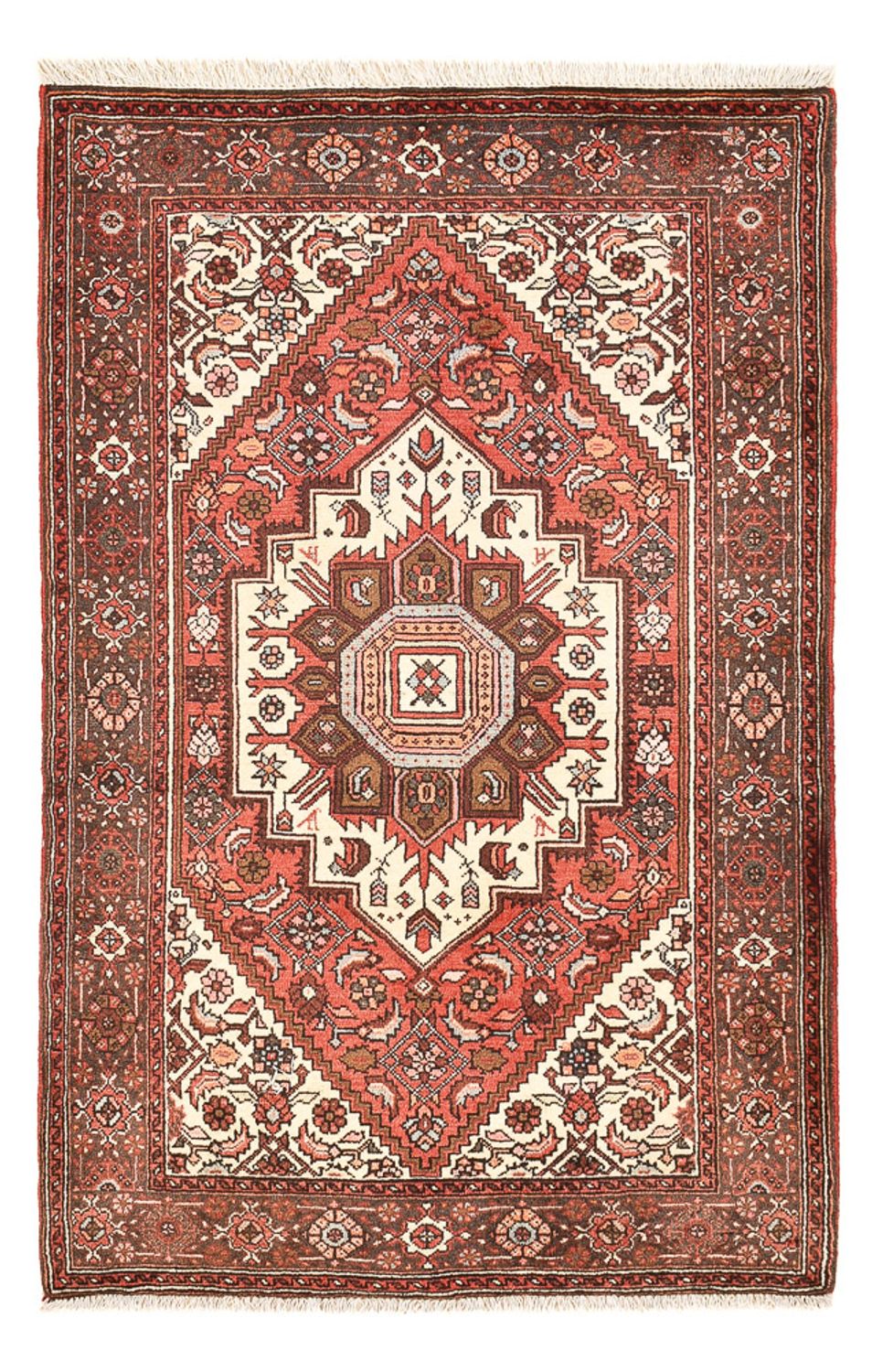 Perser Rug - Bidjar - 138 x 86 cm - light red