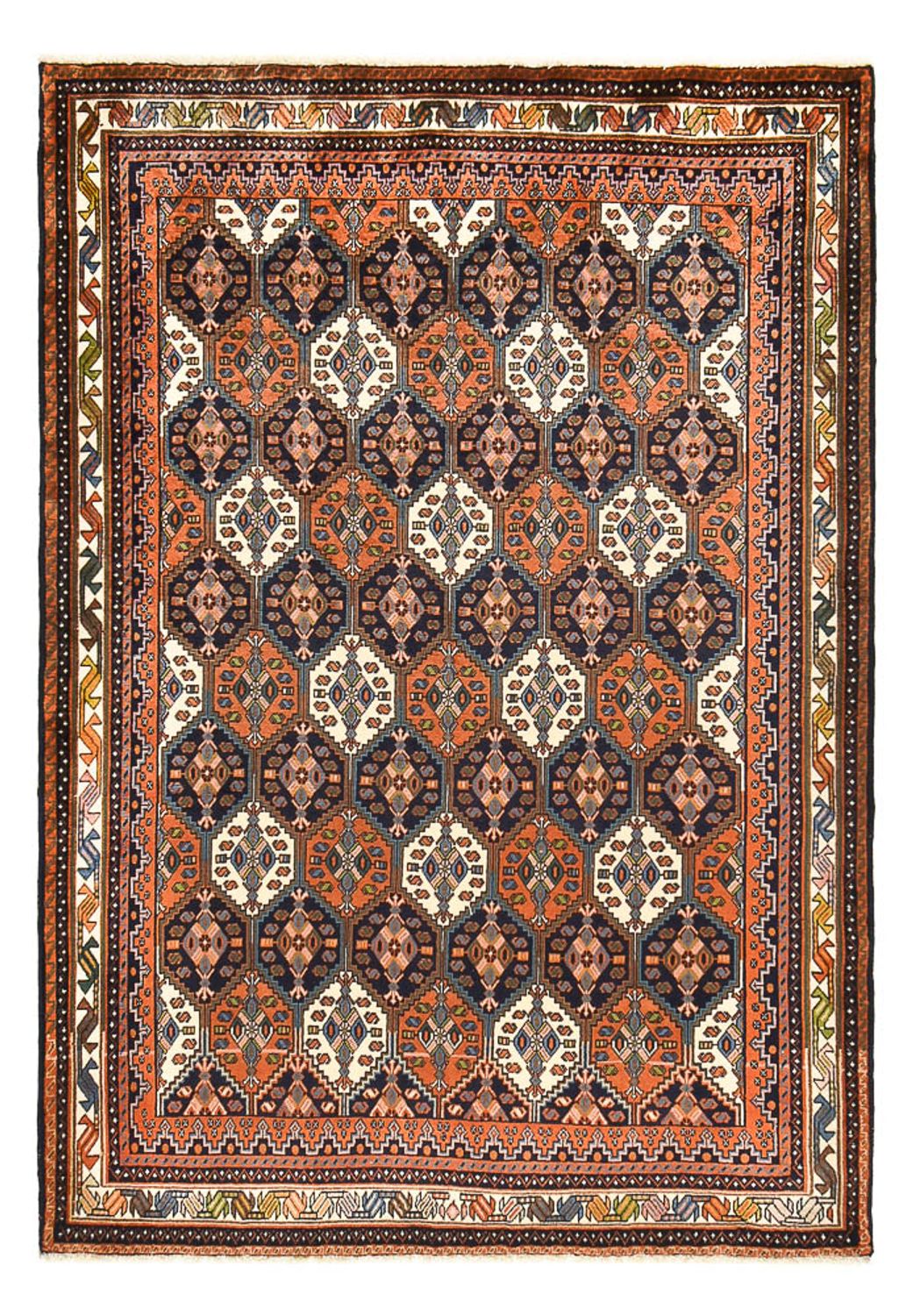 Perser Rug - Nomadic - 209 x 147 cm - multicolored