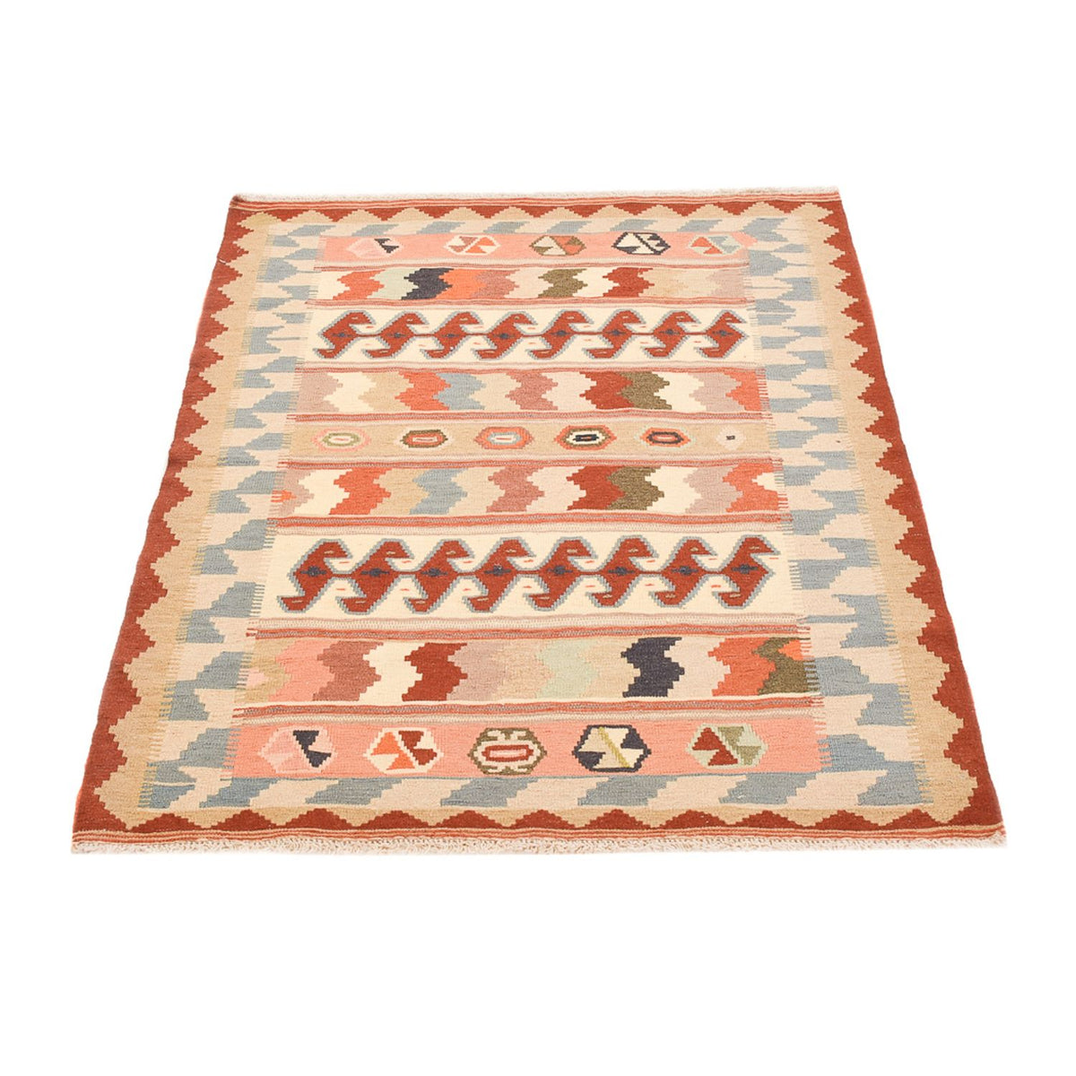 Kelim Rug - Oriental - 147 x 110 cm - multicolored