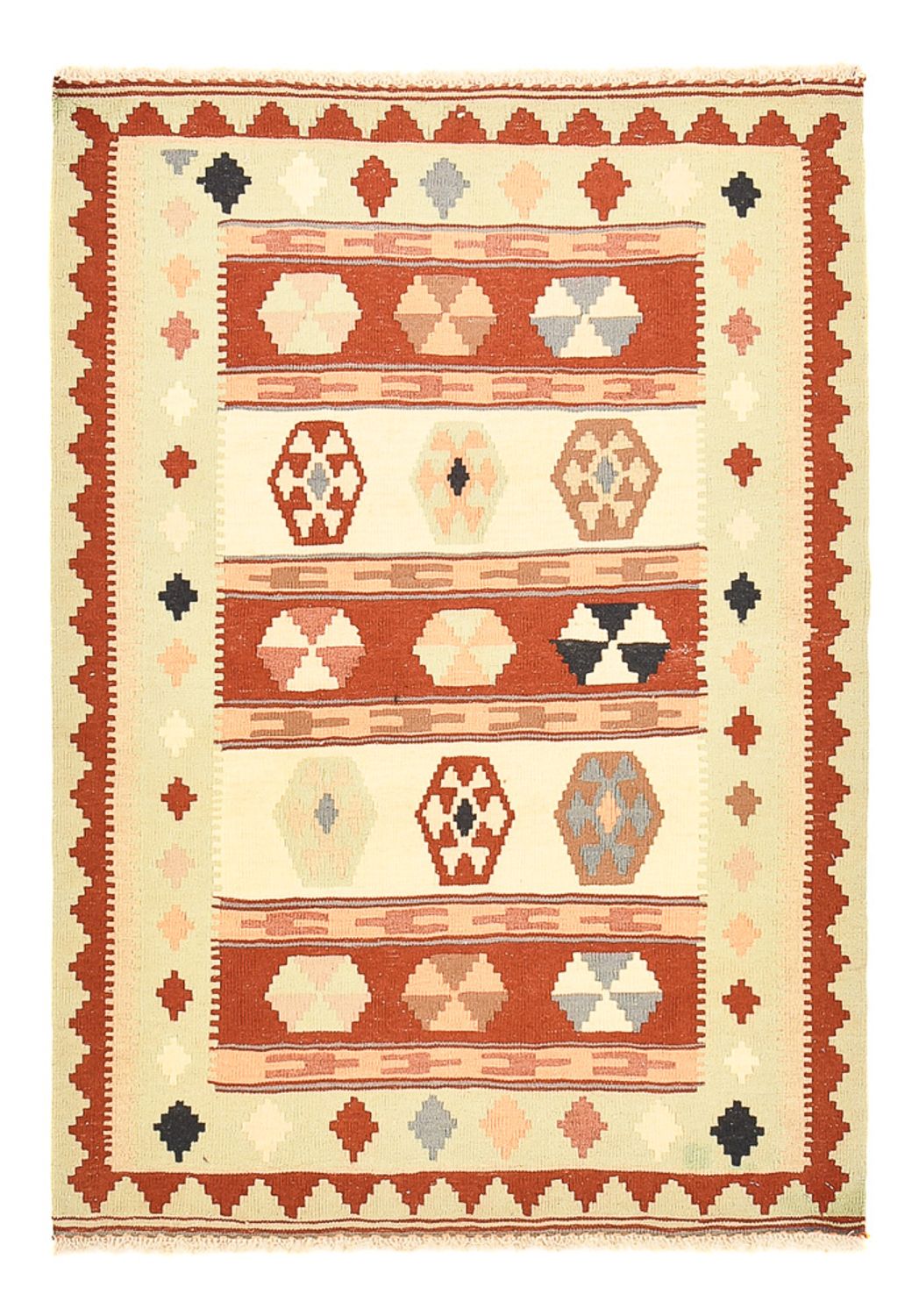 Kelim Rug - Oriental - 145 x 100 cm - multicolored