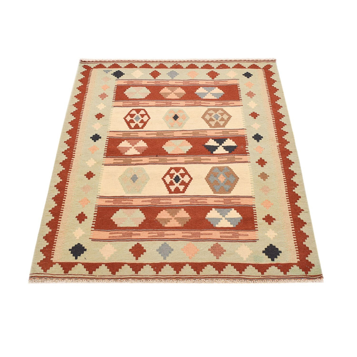 Kelim Rug - Oriental - 145 x 100 cm - multicolored