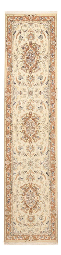 Runner Perser Rug - Tabriz - Royal - 372 x 87 cm - beige