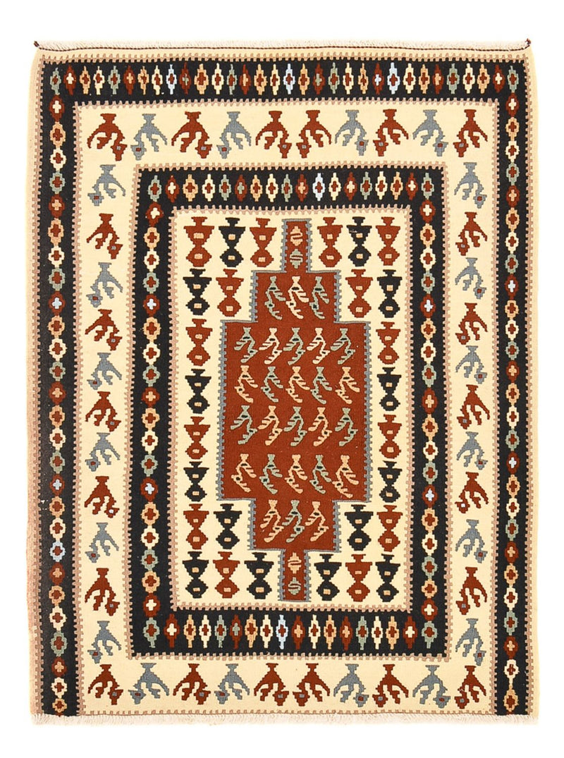 Kelim Rug - Oriental - 145 x 111 cm - multicolored