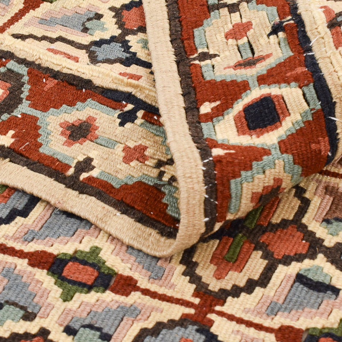 Kelim Rug - Oriental - 135 x 100 cm - multicolored