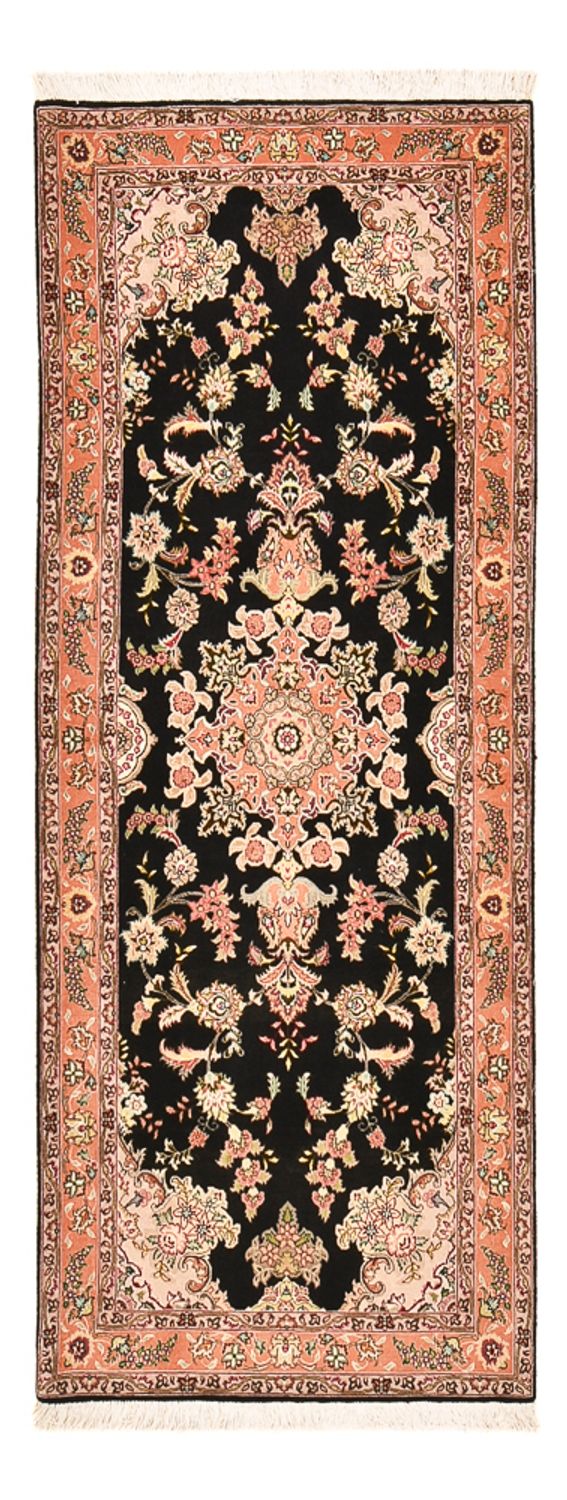 Runner Perser Rug - Tabriz - Premium - 210 x 80 cm - dark blue