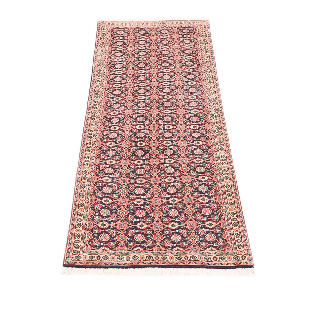 Runner Perser Rug - Tabriz - Royal - 192 x 64 cm - rust