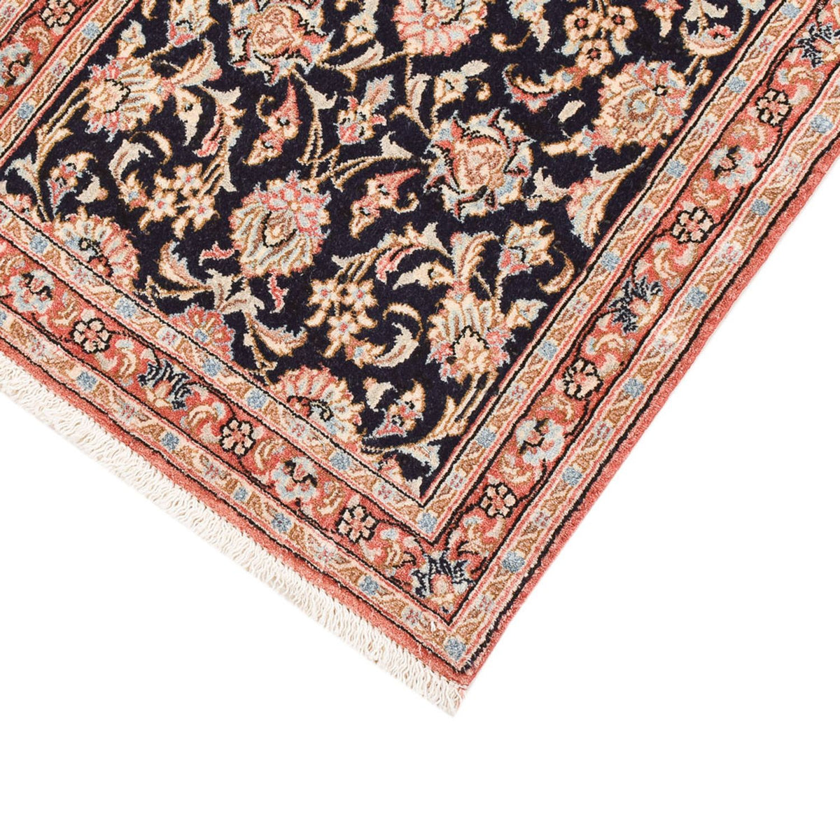 Runner Perser Rug - Ghom - Royal - 150 x 52 cm - dark blue