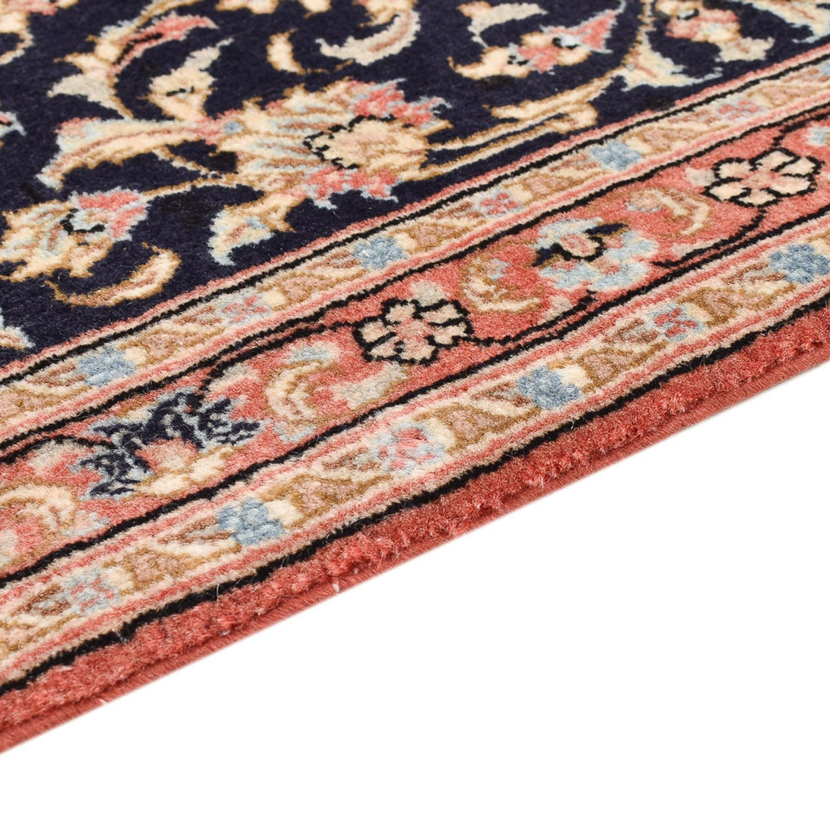 Runner Perser Rug - Ghom - Royal - 150 x 52 cm - dark blue