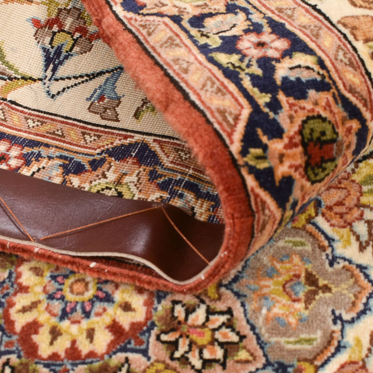 Runner Perser Rug - Ghom - Royal - 195 x 58 cm - light beige