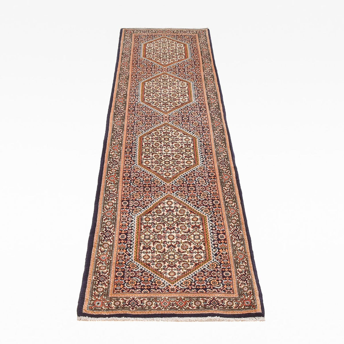 Runner Perser Rug - Bidjar - 267 x 72 cm - rust