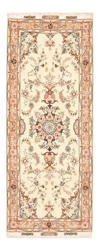 Runner Perser Rug - Tabriz - Royal - 210 x 81 cm - beige