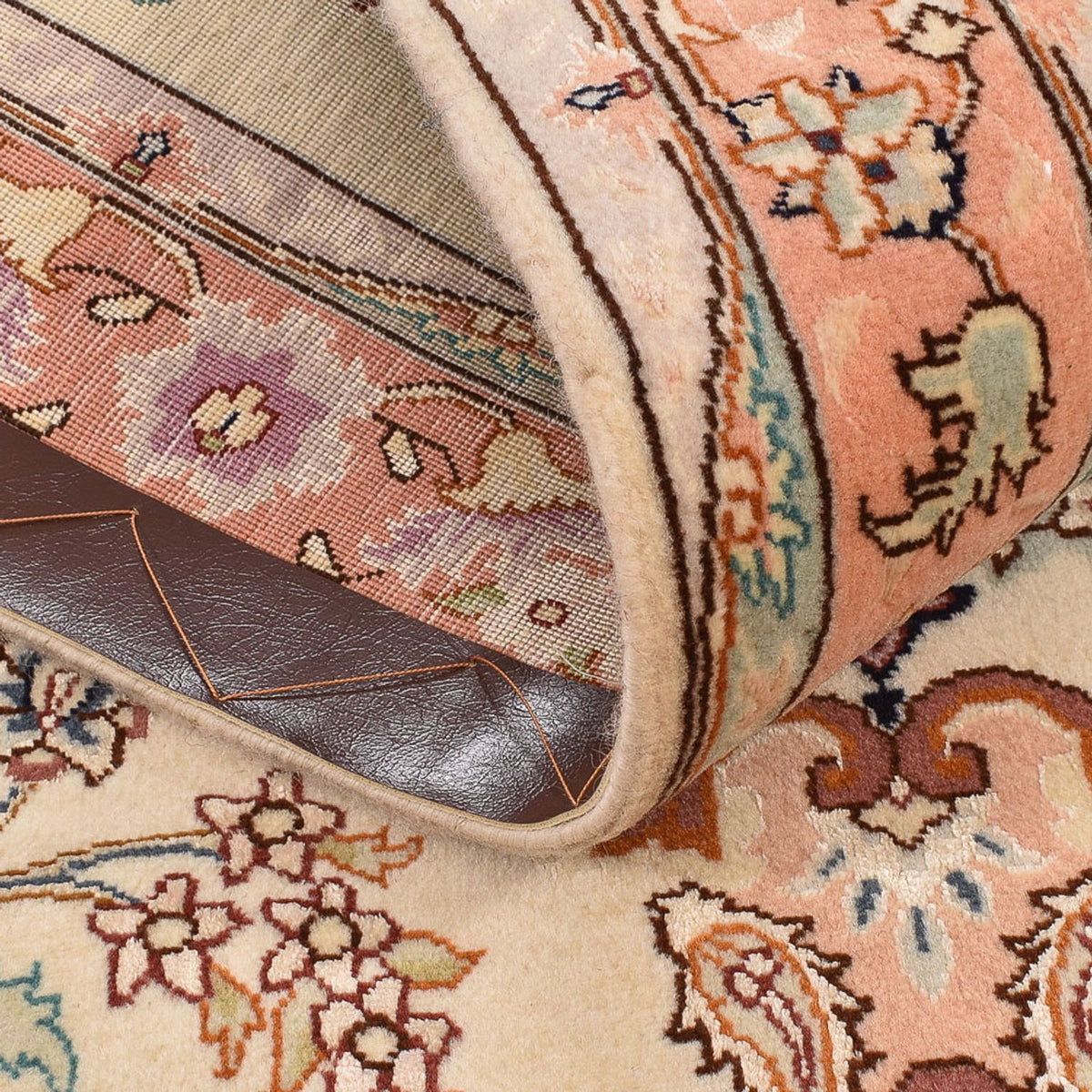 Runner Perser Rug - Tabriz - Royal - 210 x 81 cm - beige