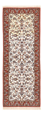 Runner Perser Rug - Isfahan - Premium - 190 x 70 cm - dark beige