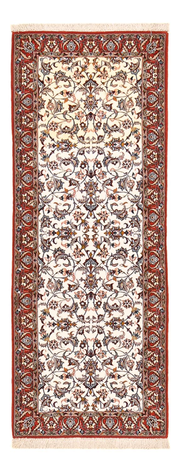Runner Perser Rug - Isfahan - Premium - 190 x 70 cm - dark beige