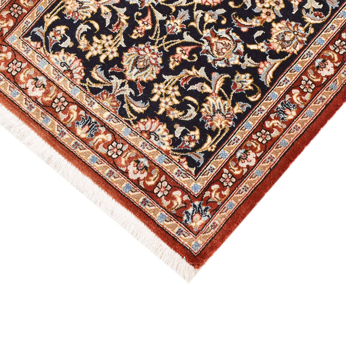 Runner Perser Rug - Ghom - Royal - 155 x 55 cm - dark blue