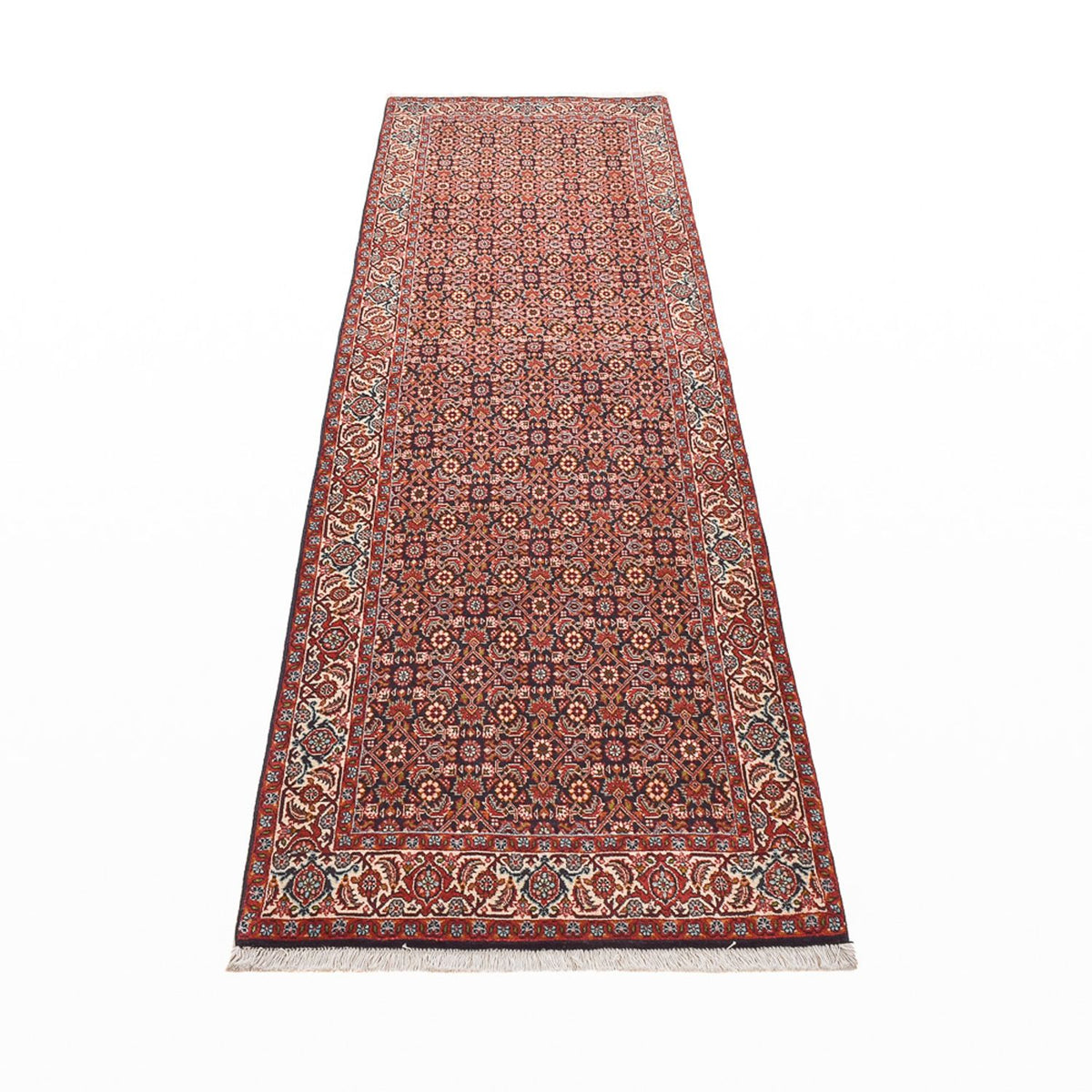 Runner Perser Rug - Bidjar - 296 x 87 cm - rust