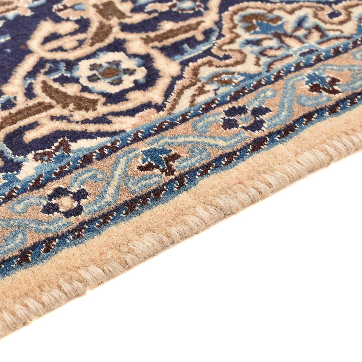 Runner Perser Rug - Nain - Royal - 188 x 65 cm - dark blue