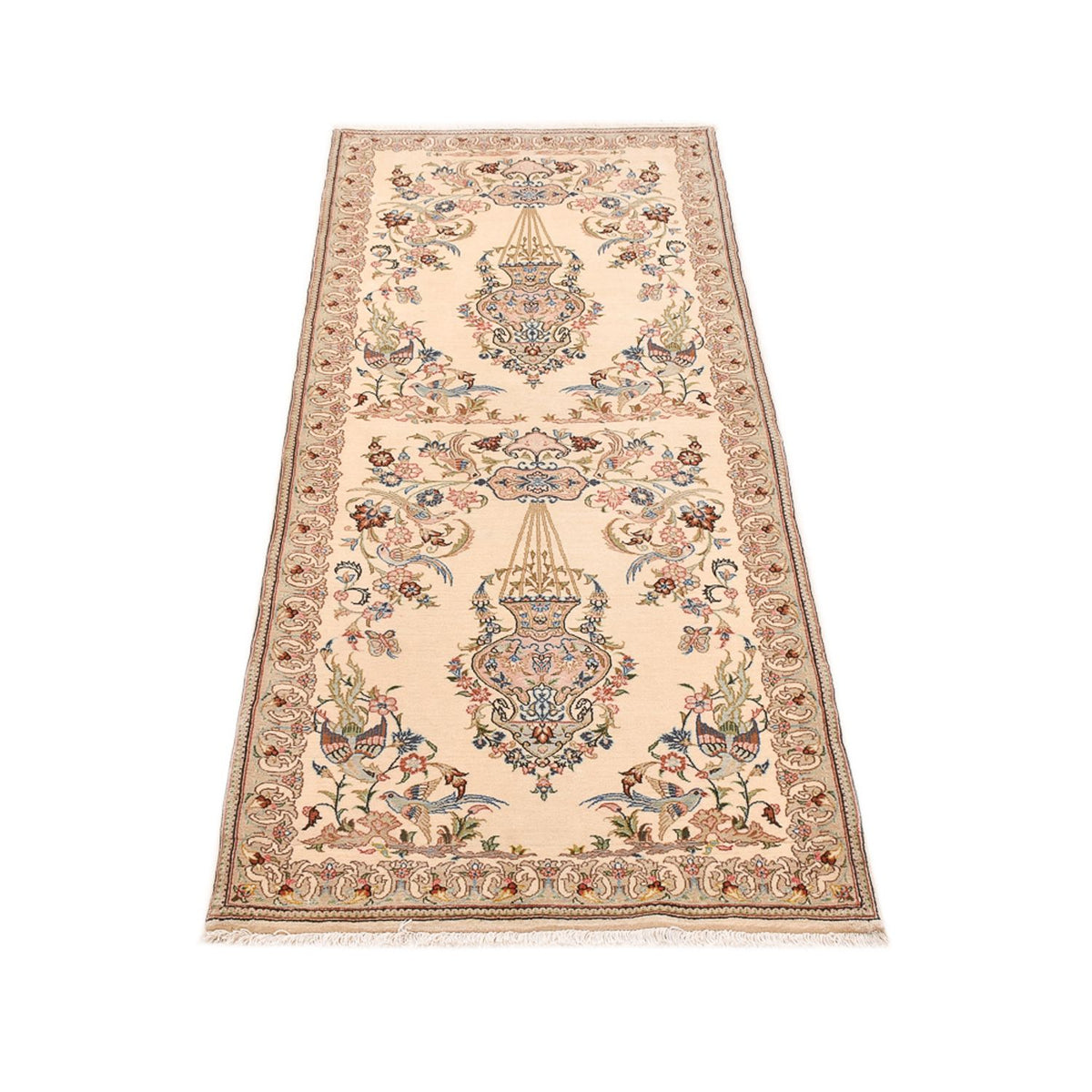 Runner Perser Rug - Ghom - 193 x 77 cm - beige