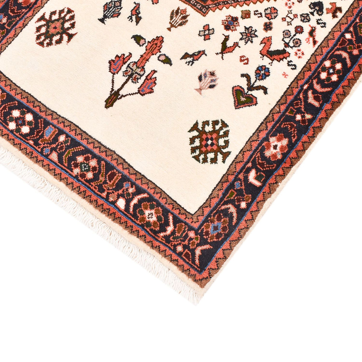 Runner Gabbeh Rug - Kashkuli Perser - 205 x 65 cm - multicolored