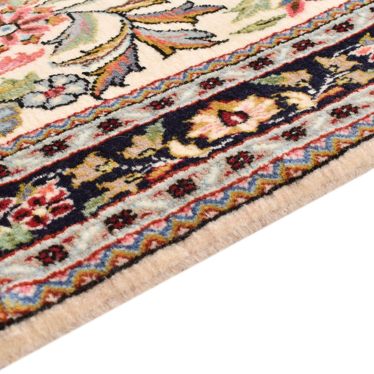 Runner Perser Rug - Ghom - Royal - 195 x 68 cm - multicolored