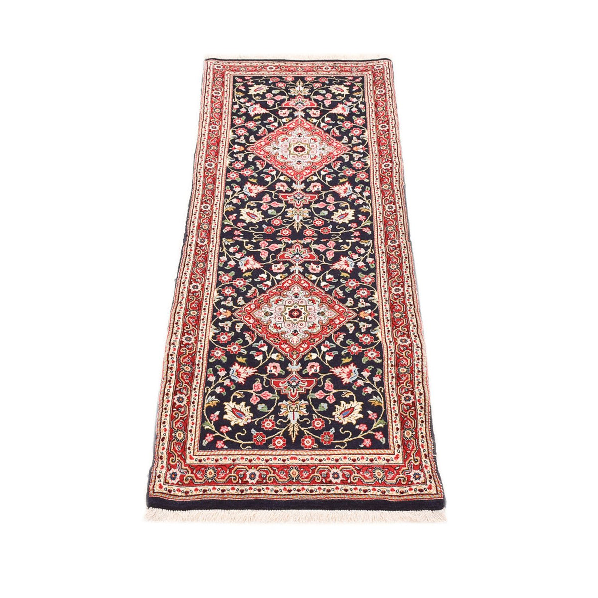 Runner Perser Rug - Ghom - Royal - 182 x 55 cm - dark blue
