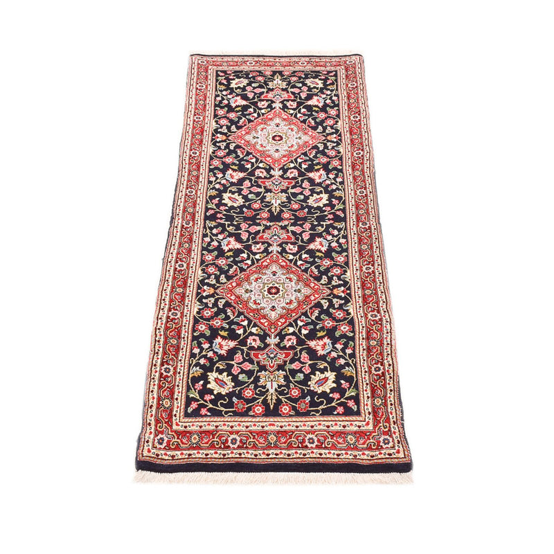 Runner Perser Rug - Ghom - Royal - 182 x 55 cm - dark blue