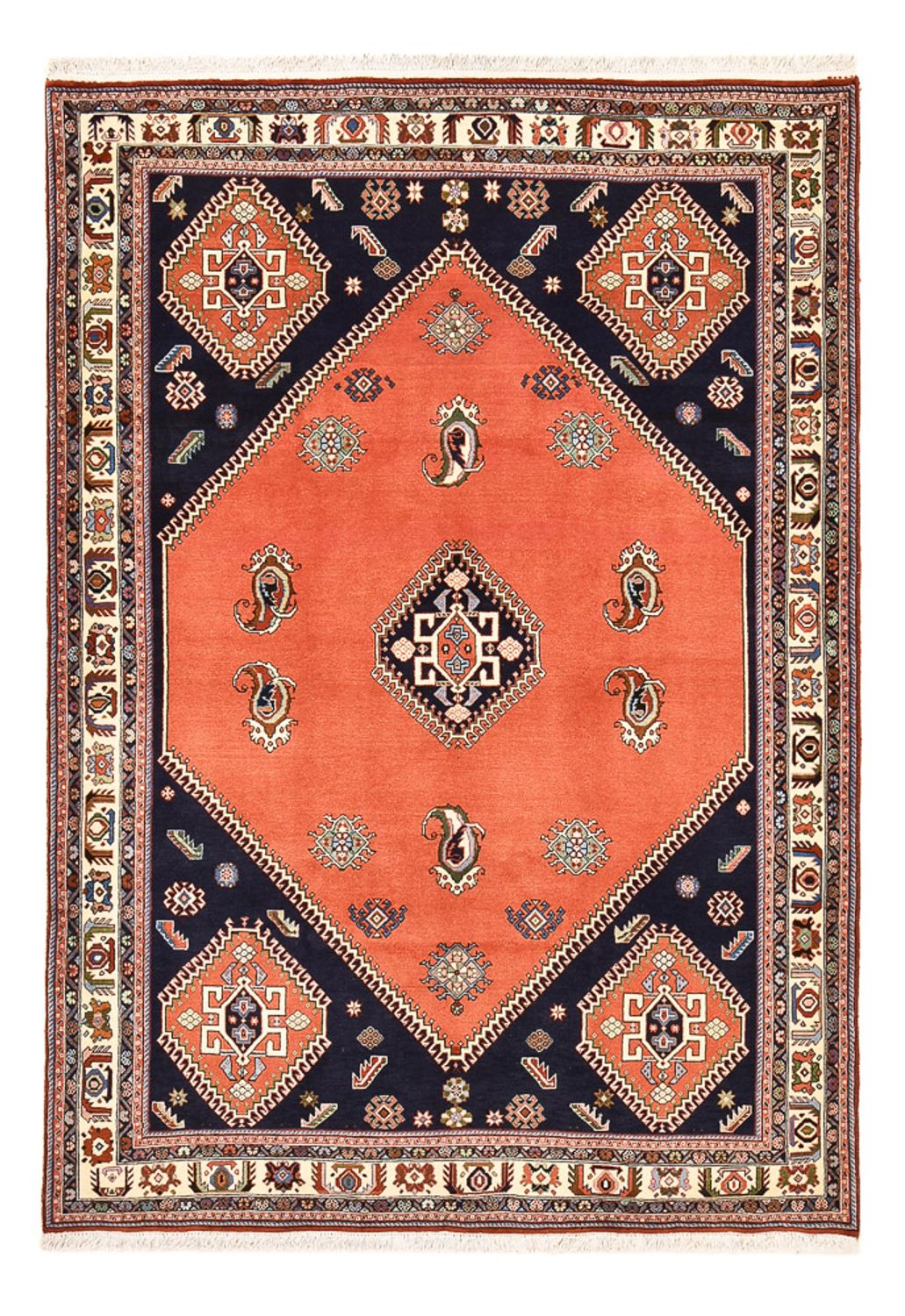 Gabbeh Rug - Kashkuli Perser - 245 x 168 cm - light red