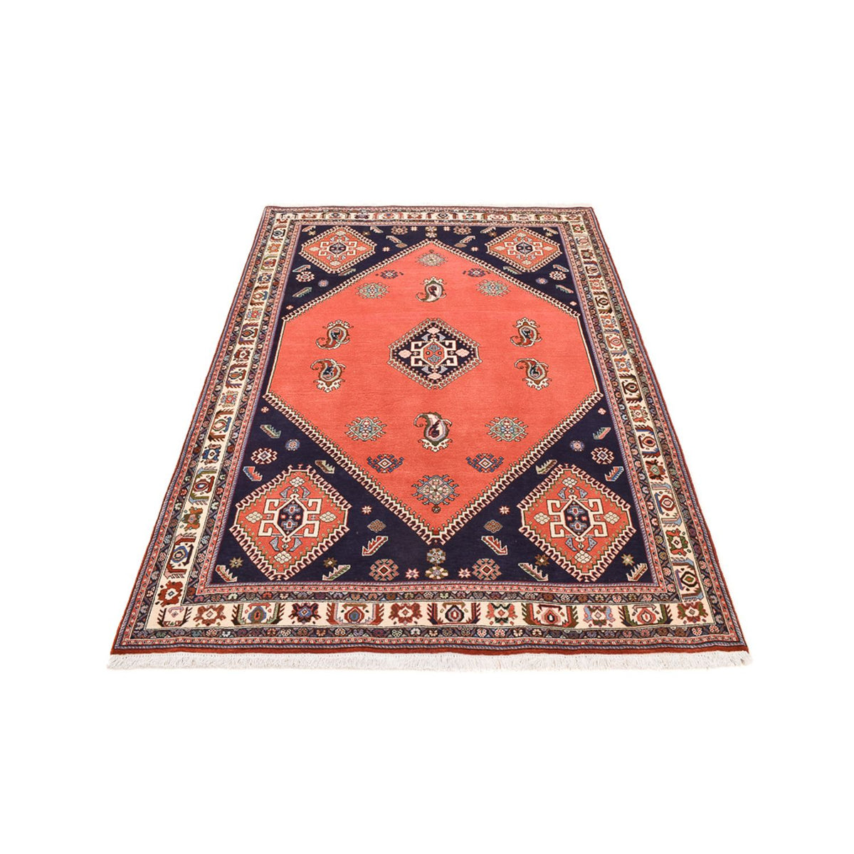 Gabbeh Rug - Kashkuli Perser - 245 x 168 cm - light red