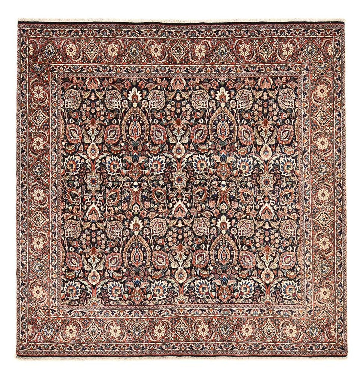 Perser Rug - Bidjar square  - 210 x 210 cm - rust