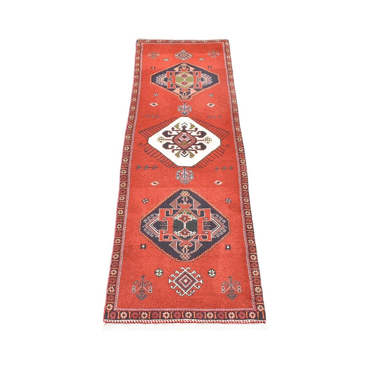 Runner Gabbeh Rug - Kashkuli Perser - 197 x 54 cm - red