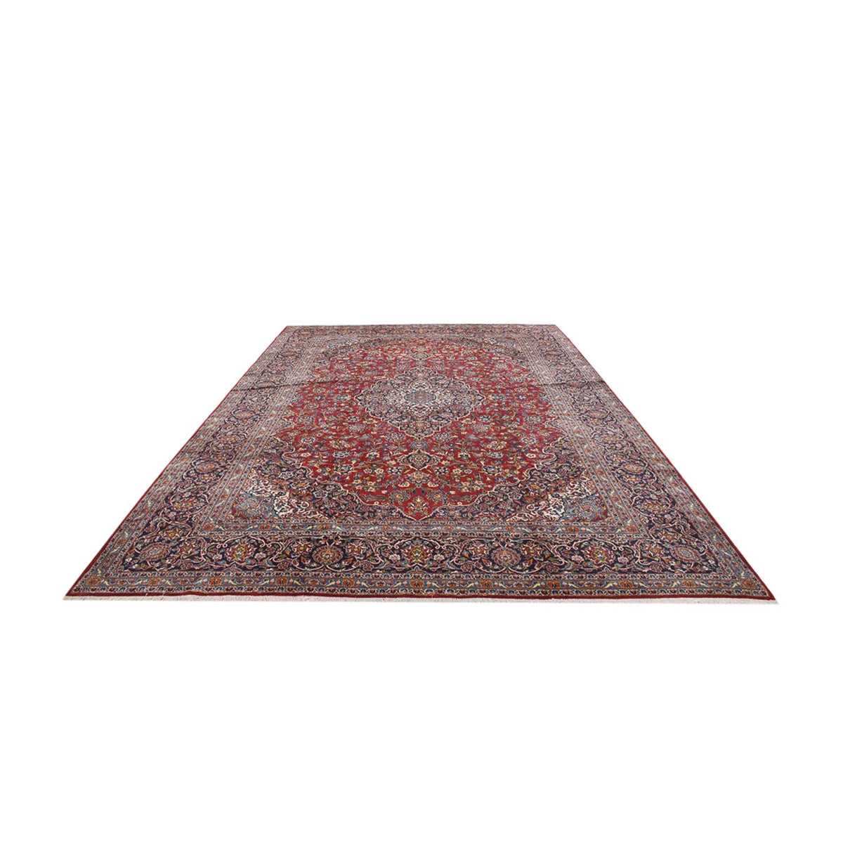 Perser Rug - Keshan - Royal - 452 x 300 cm - red