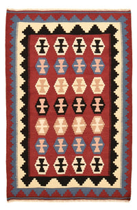 Kelim Rug - Oriental - 150 x 98 cm - multicolored